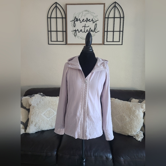 Athleta Tops - ATHLETA Women's Zip-Up Hoodie Sweater In Lavender Women's Size M